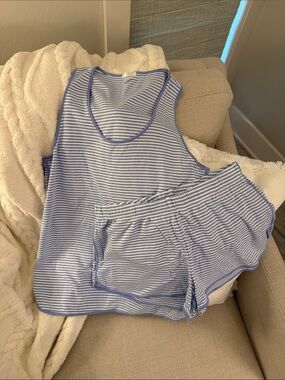LAKE Pajamas Shorts and Sleeveless top set, small